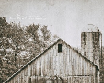 Farmhouse Style Decor Wall Art Rustic Photography by AgedPage