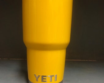 Yellow yeti cup | Etsy