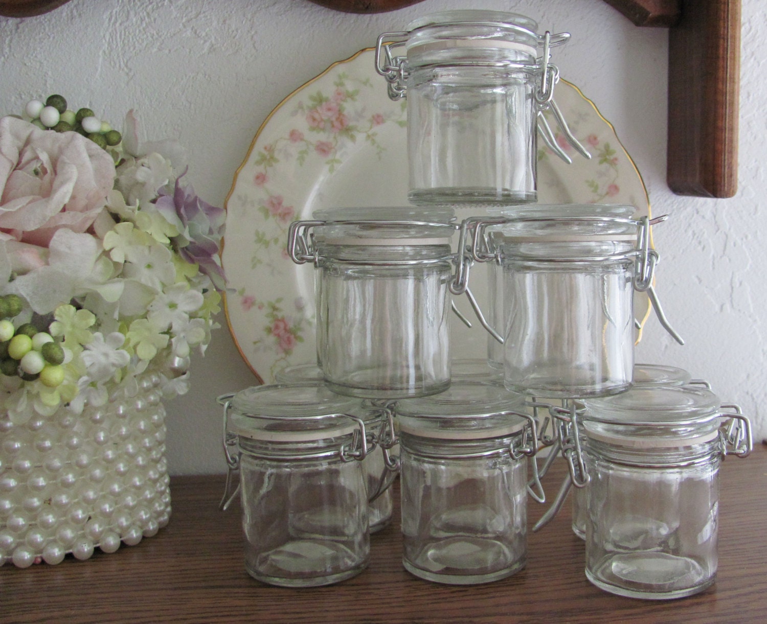 Mini Gift Jars Snap Lid Jars Wire Closure Jars Craft jars