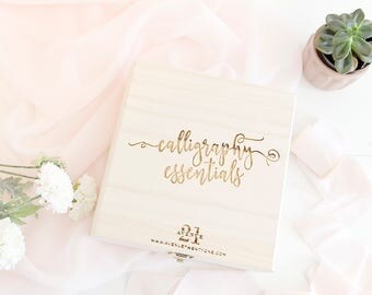 Calligraphy kit / Starter modern pointed pen calligraphy instruction / The Calligraphy Essentials - Pre-Order