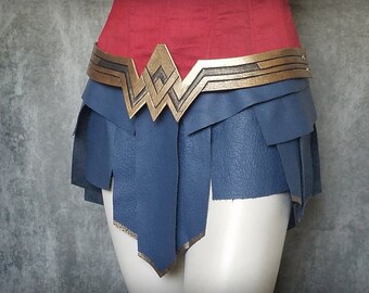 Wonder Woman Leather Hoplite Skirt