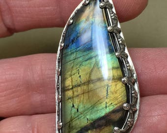 Large Colorful Spectrolite from Finland