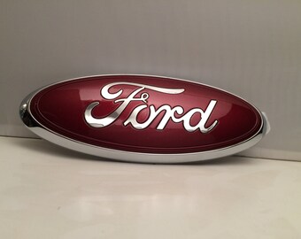 Ford Emblem 9 inch PINK BREAST CANCER Sticks on Ford