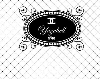 Fashion Couture Black and White Themed Backdrop- .JPEG File via Email Delivery - You Print Your Own
