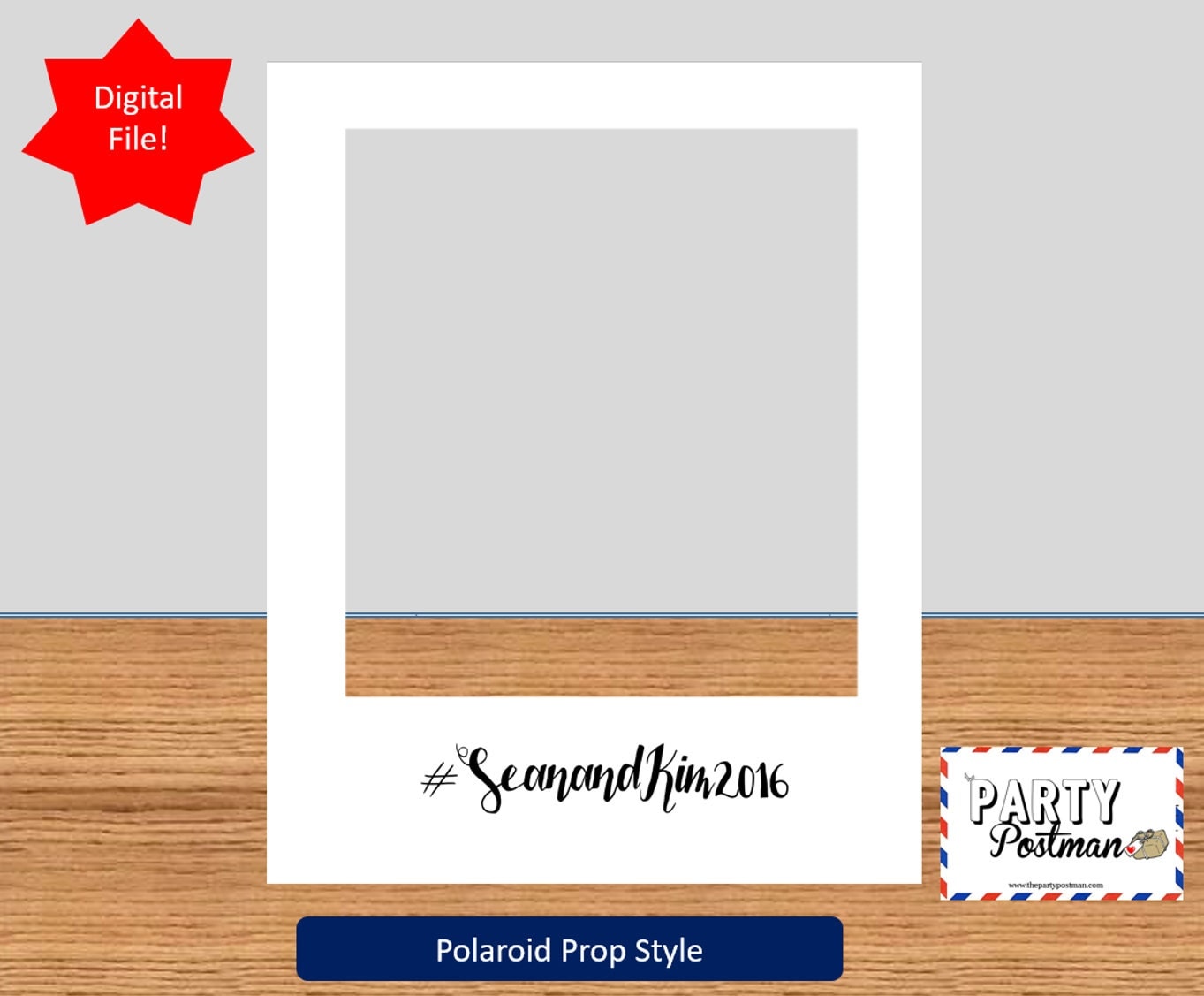 Custom Polaroid Frame Booth Prop by ThePartyPostman