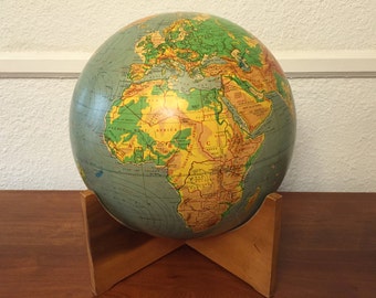 Mid Century Modern 1950s Vintage Globe