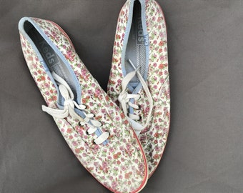 90s floral flower keds sneaker tennis shoes