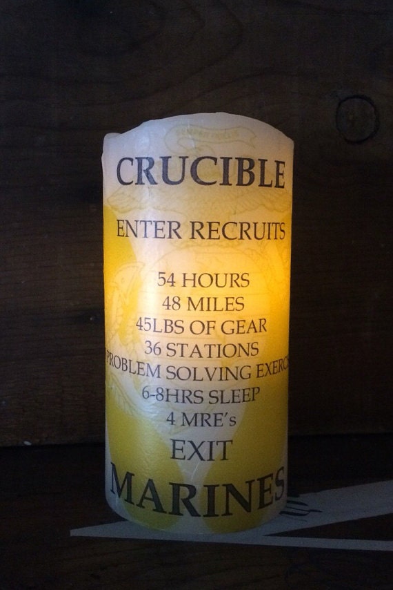 United States Marine Corps USMC Crucible Candle DIGITAL