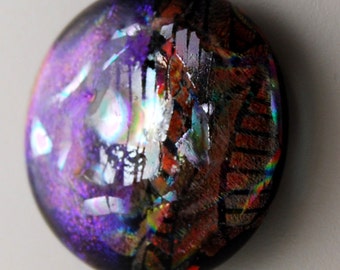 2756 dichroic cabochon - free shipping