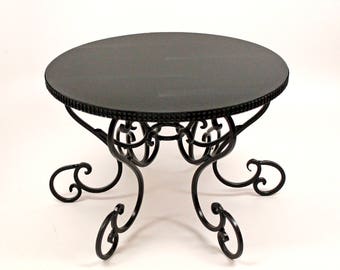 Black Cake Stand Scroll Pedestal. Party Wedding Platter. Cupcake Display. Cake Plate. Cake Table Decor. Black Cake Stand. Black Cake Plate