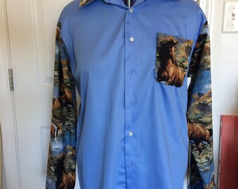 Wild Horses men's shirt.