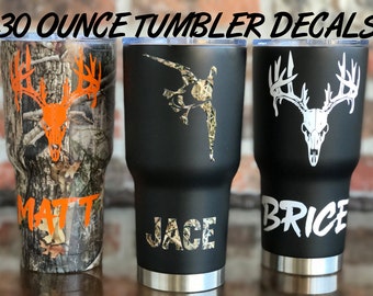 30 ounce Hunting DECAL / Hunting / Deer Hunter/ Buck / Duck Hunter / Yeti Hunting Decal / RTIC Hunting Decal