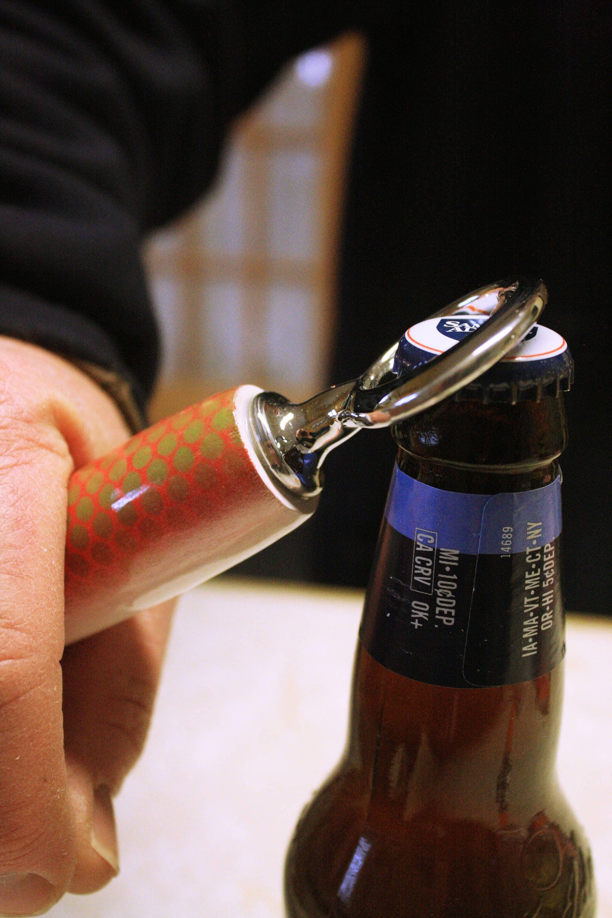 bottle opener fishing lure style