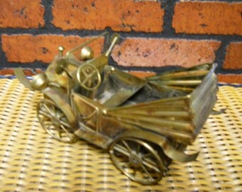 Vintage Musical Tin Lizzy Car ~ Musical Tin Car from the 1970's made in HONG KONG ~ Plays Raindrops Keep Falling on My Head
