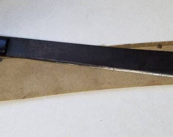 Vintage WW2 World War II Machete with Canvas Case Waylett USN MK2 Collectable