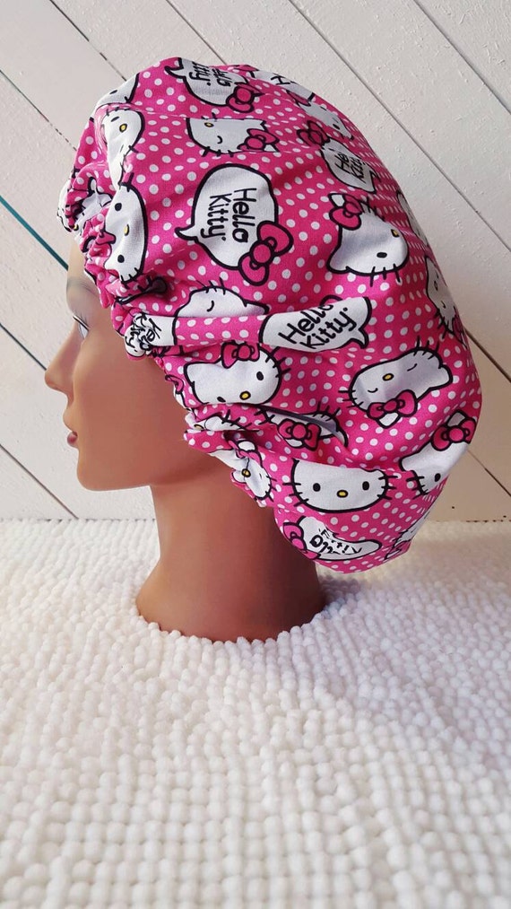 ON SALE Satin Bonnet/Hello Kitty/Wonder Woman/Super Girl/Bat