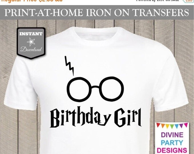 SALE INSTANT DOWNLOAD Print at Home Birthday Girl Printable Iron On Transfer / T-shirt / Family / Trip / Item #2439