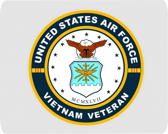 United States Air Force Vietnam War Veteran Decal Window