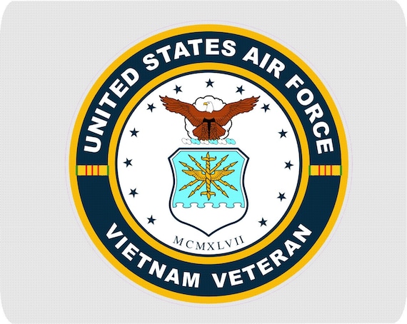 United States Air Force Vietnam War Veteran Decal Window