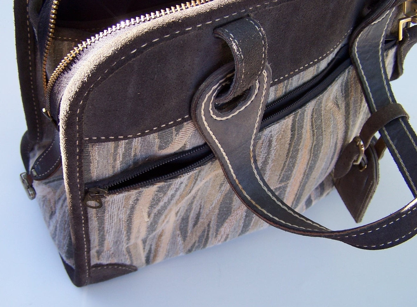 French Luggage Company Vintage California Bench Made Casual