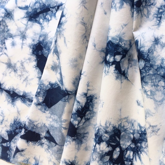 Hand Dyed Shibori Fabrics by CapeCodShibori on Etsy