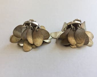 Sterling Silver Laria Clip On Dangle Earrings