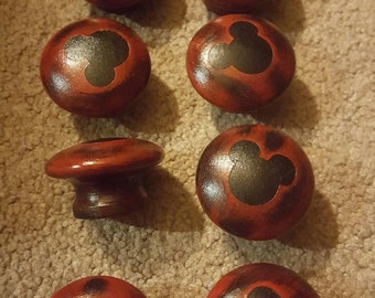 Mickey mouse dresser knobs