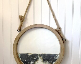 Original Encaustic and Mixed Media Marsh