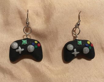 Black Xbox Controller Earrings