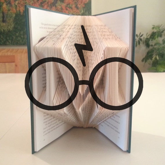 Harry Potter Glasses Book Folding Pattern by DIYMarta