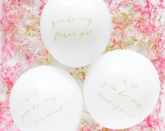 NEW! Will You Be My? Balloons - 12 inch - Single Balloon