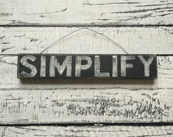 Simplify signs Etsy