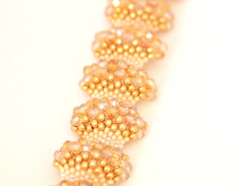 Beaded Wave Bracelet / Waves Bracelet/ Beaded Jewelry / Beaded Wavy Bracelet