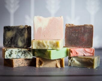 Natural Soap - Cold Process Soap - 10 Bars of Soap - Scented Soap - All Natural Soap - Soaps - Bar Soap - Bar Soaps - Bar of Soap
