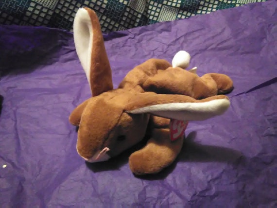 EARS RABBIT Ty Original Beanie Baby plush toy Bunny light