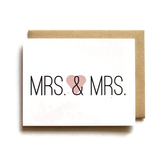  Gay Wedding Card Gay Love Card Congratulations Newlyweds