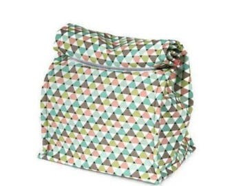 Insulated lunch bag - Triangles