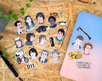 Stranger Things Stickers & Magnets // vinyl stickers, fridge magnets, eleven, eggos, the upside down