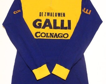 Maillot cyclisme vintage Carlos Galli Alan 1978 belgium