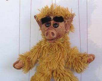 Alf Marionette Puppet handmade by The Squeaking Tribe