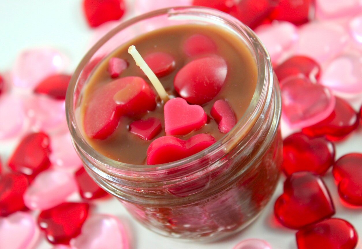 Chocolate Strawberry Jar Candle Scented Jar candle