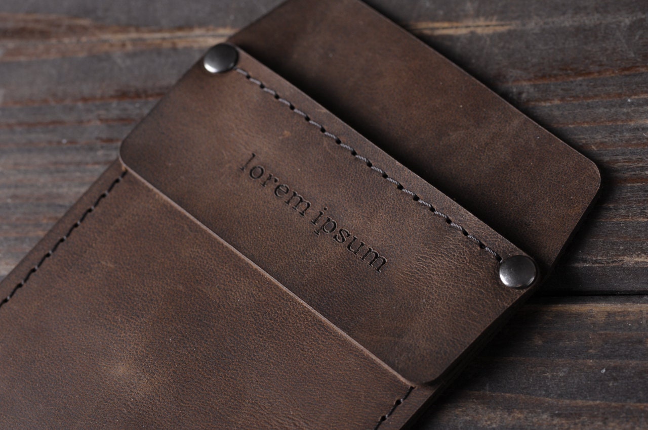 Personalized leather pocket work tool protector for shirts