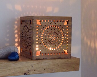 Moroccan Lantern, Candle Holder, Boho Candle Lantern, Wooden Tea Light Holder, Wedding Gift, Personalised Gift for Her, Women, Best Friend