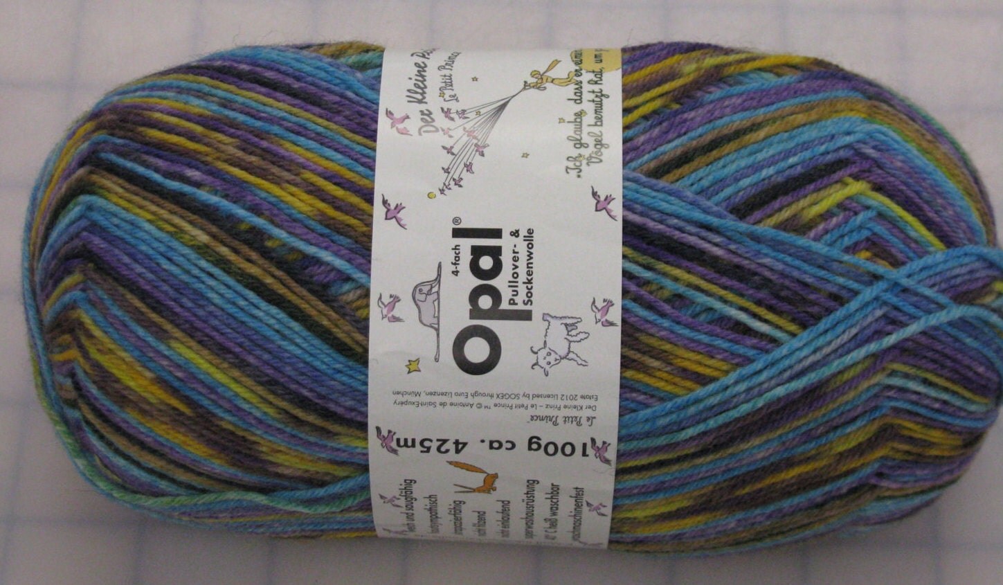 Opal Little Prince sock yarn 7763 On the Run by HandDyedSockYarn
