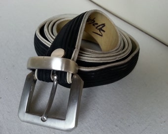 Belt from old bicycle tire