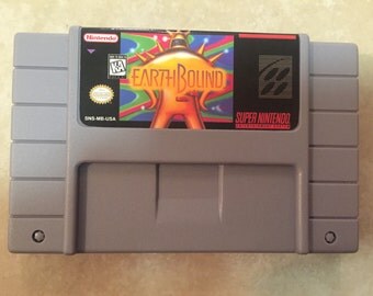 Sale! Earthbound Reproduction Super Nintendo Nintendo SNES Game. 16 bit Works on Retron 5! READ DESCRIPTION