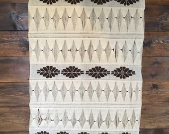 Large 1970 Woven Wall Hanging