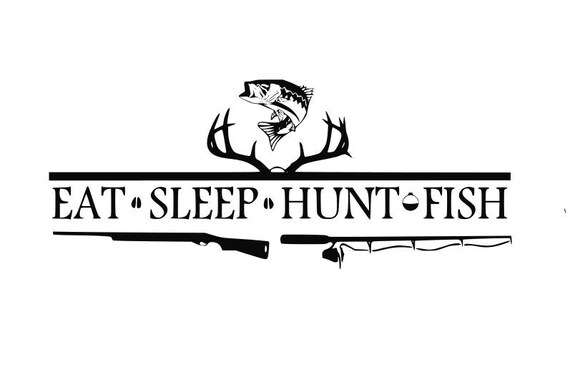 Download Deer Heads and Antlers Fishing Pole Silhouette SVG DXF and