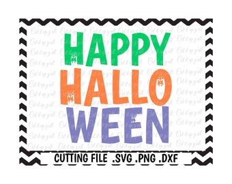 Happy Halloween Svg, Spider Svg,Spider Web Svg-Dxf-Pdf-Png, Cut Files for Cricut, Silhouette Cameo, Instant Download.