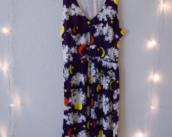 Fabulous PLANET Dress UK16 Black and White CM416